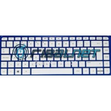 Teclado HP TOP COVER14-ax001np/Stickpoint PURPLE WHITE KEYS 